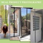 ‎BSHANO Magnetic White Fly Screen Door Curtain 80X200cm - Image 6