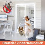 ‎DIKER DIKER Magnetic Fly Screen Door white 100 X 240cm - Image 2