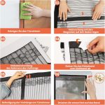 ‎DIKER DIKER Magnetic Fly Screen Door white 100 X 240cm - Image 7