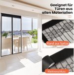‎DIKER DIKER Magnetic Fly Screen Door Black 75 X 220cm - Image 5