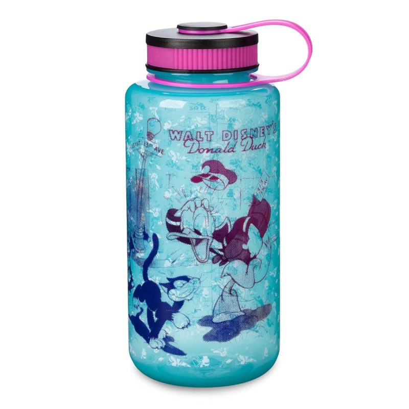 68caade06cc778fd18ac2a2220c78c4a53a77da0f5d1538116598.jpg Disney 2x Disney Donald Duck Lucky Day Water Bottles - Image 1