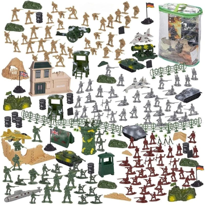 68d247a0ee89a0fbe5e1d17e2cc904d7df2878acdae0f7dbc54b3.jpg 300 Piece Army Men Action Figure Playset With Tanks, Planes & Flags | 60% Off