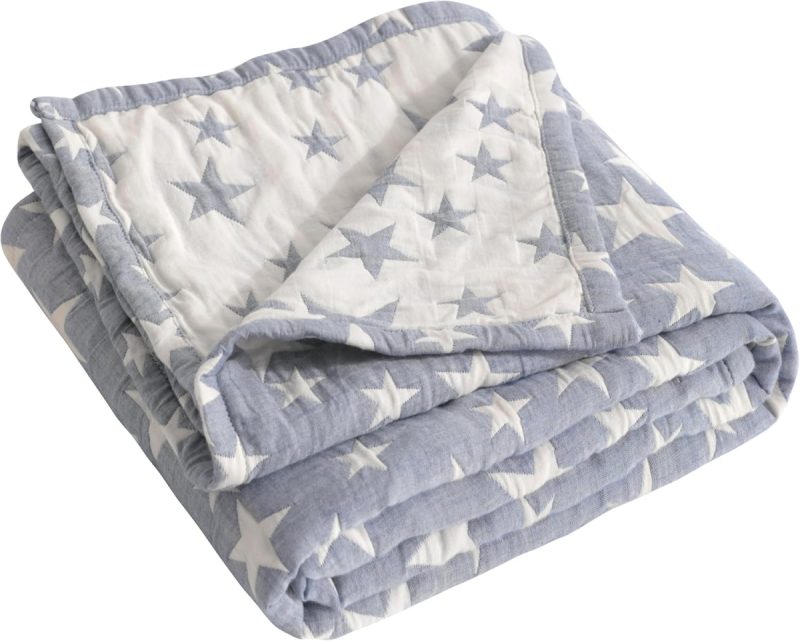 NTBAY 3 Layer Baby Muslin Cotton Toddler Blanket 76x102 cm, Soft & | 30% Off