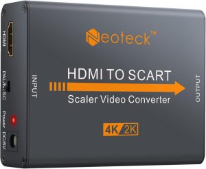 ‎Neoteck Aluminum 4K HDMI to SCART Converter - Image 1