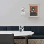 ‎Yosoan Industrial Ribbed Globe Glass Wall Light - Image 4