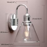 ‎Yosoan Yosoan Lighting Modern Vintage Industrial Glass Sconce Wall Light - Image 5