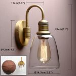 ‎Yosoan Modern Vintage Industrial Bell Sconce Wall Light Fitting - Image 6