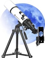 ‎EACONN Astronomy Telescope 80mm Aperture with Tripod & Accessories - Image 2