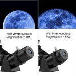 ‎EACONN Astronomy Telescope 80mm Aperture with Tripod & Accessories - Image 4