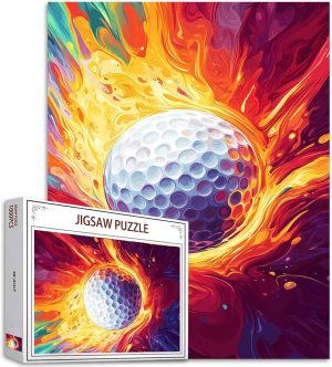 1000 Piece Golf Jigsaw Puzzle Adults Kids Golf Ball Course Family Game 1000