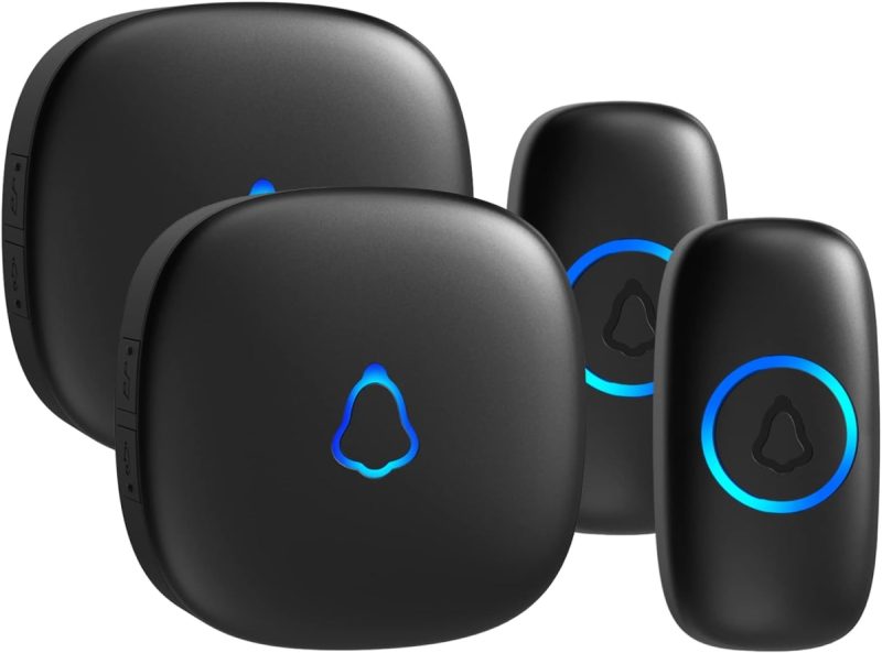 68e532cb020c037a3eb413fe3ae4c200940fec2f9b4ba97ee8966.jpg SECRUI Wireless Doorbell, 300m Range, 58 Chimes, Waterproof Design | 49% Off