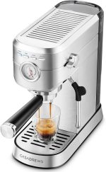 ‎CASABREWS CASABREWS 20-Bar Espresso Machine with Milk Frother - Image 1
