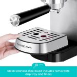 ‎CASABREWS CASABREWS 20-Bar Espresso Machine with Milk Frother - Image 7