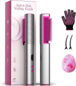 ‎Lookmate 2-in-1 Cordless Straightener & Hair Brush – - Image 1