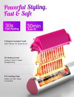 ‎Lookmate 2-in-1 Cordless Straightener & Hair Brush – - Image 4