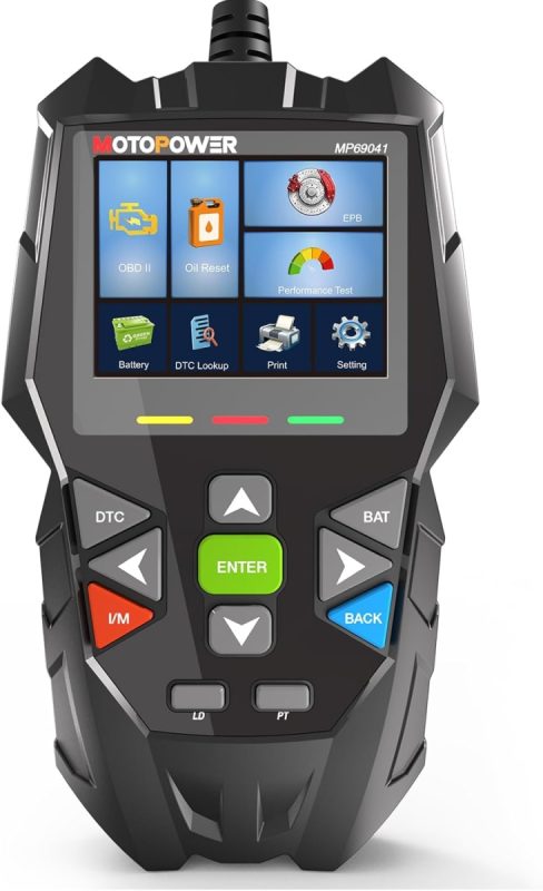 68ef9c517bb8d17e2020e9a95f2aef035b840e884b34aa1e2c26a.jpg MOTOPOWER MOTOPOWER MP69041 OBD2 Car Scanner – 5 in 1 Diagnostic - Image 1