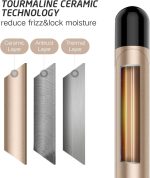 ‎Hoson Hoson 32 mm Curling Tongs – 1¼ Inch Professional Ceramic Tourmaline Iron - Image 3