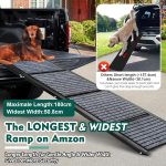‎Snagle Paw Snagle Paw 180cm Portable Folding Dog Ramp for Large Dogs - Image 2