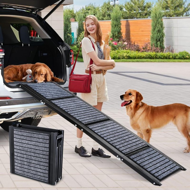 68fa34a9d79d2d4afe08aedd092e4b6a044fed96a9695cf5b3e58.jpg Snagle Paw Extra Long 170cm Foldable Dog Ramps Large Dogs - Image 1