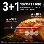 ‎ThermoPro ThermoPro TempSpike Wi-Fi Bluetooth Meat Thermometer - Image 4