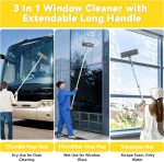 ‎JEHONN JEHONN 3-in-1 Window Cleaning Kit Squeegee - Image 3