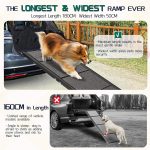 ‎CJYMMFAN Folding Dog Car Ramp 180cm Non-Slip Extra Wide - Image 4