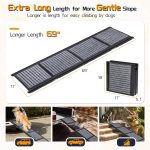 ‎CJYMMFAN Dog Ramp for Car 170cm Folding Non-Slip Extra Wide 43cm - Image 7