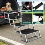 SnaglePets Extra Wide Dog Car Steps Folding Non-Slip - Image 3