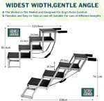 SnaglePets Extra Wide Dog Car Steps Folding Non-Slip - Image 4