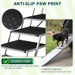 SnaglePets Extra Wide Dog Car Steps Folding Non-Slip - Image 5
