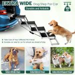 SnaglePets Extra Wide Dog Car Steps Folding Non-Slip - Image 7