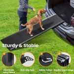 691488d3c8ee08a00d663d065ef6c97c9e8bbe6563159a4c06c70.jpg PALATALA Dog Car Ramp 180cm Folding Non-Slip 43cm Wide - Image 5