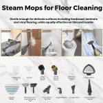 ‎SUPERLEX Steam Mop 12 in 1 Detachable Handheld - Image 5