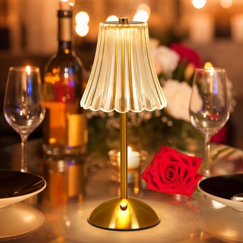 6919c021aba0aa87d3dc2e2e458d8185b777bddeb4a5402ed00d4.jpg Crystal Table Lamp Dimmable 3 Colors, Rechargeable & Portable Design | 30% Off