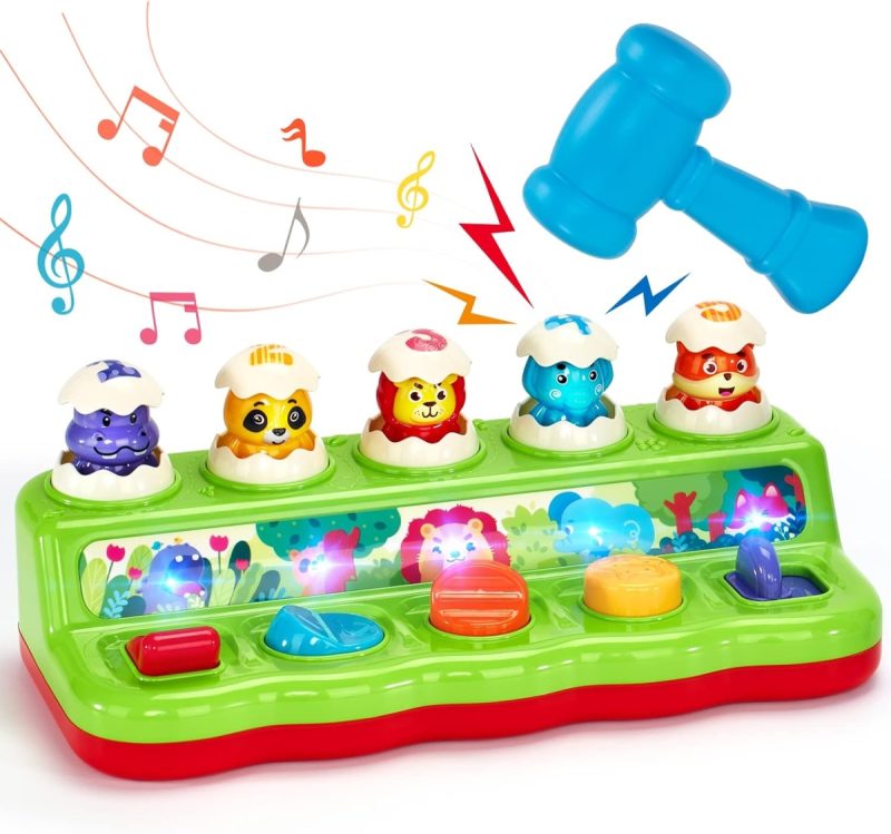 69203fef5e15d44bf29ae58cf929997e260db087c85055e7f9991.jpg HAHALAND Pop Up Montessori Toys for 1 Year Olds - 5 Animal Sounds & | 44% Off