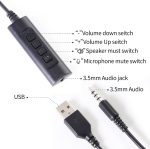 Ttkgyoe USB Headset with Mic Noise Cancelling - Image 2