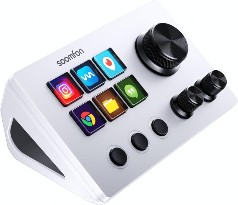 6929ab365257a3638a486f3c5b5023c100cb2fde362069b42820a.jpg SOOMFON Stream Control Deck SE Stream Controller, 6 Macro Keys, LCD | 33% Off