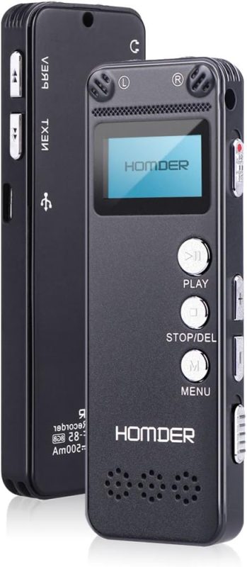 61-1UpaRZL._AC_SL1100 Homder Digital Voice Recorder - Image 1