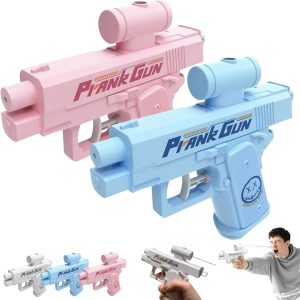 2x Prank Water Gun Two Way Spray Safe Fun for Office School Pranks