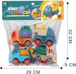 Cosaway Take Apart Construction Truck Toys 4 Pack - Image 3