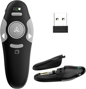 Professional QUI Presentation Clicker Pointer 328FT - 2.4GHz, Easy | 35% Off