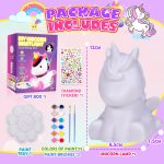 HappyGoLucky Paint Your Own Unicorn Lamp Craft Kit - Image 5