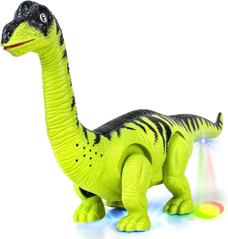 Walking Dinosaur Toy with Sound Light Electric Roaring Dino Gift
