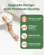 71A0zY9HaL._AC_SL1500_ 99% Copper Bracelet for Women, Magnetic with Lucky Clover Bracelets Jeracol - Image 4