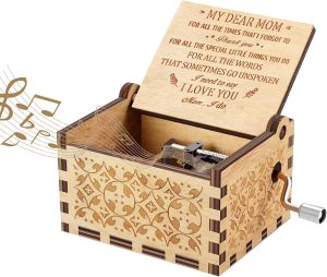 Music Box Gifts for Mom Hand Crank "You Are My Sunshine" Vintage