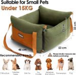 71gN9Vt2agL._AC_SL1500 CJYMMFAN Premium Dog Car Seat - Image 8