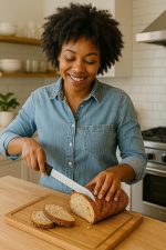 71to8sNeVhL._AC_SL1500 Ever Blade 30cm Carving Knife Granton Edge High Carbon Steel - Image 4