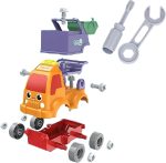 Cosaway Take Apart Construction Truck Toys 4 Pack - Image 2