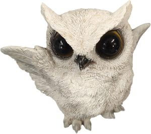 Vivid Arts Mini White Owl Ornament - Image 1