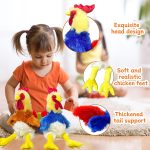 81VZ6XtNTuL._AC_SL1500_ JUSTQUNSEEN 2 Pcs Chicken Stuffed Animal Chicken - Image 4